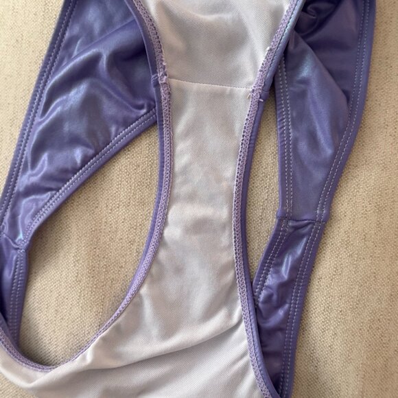 Purple Bikini Set by Shekini (Size Small) - Mermaid Iridescent Look - Picture 8 of 10